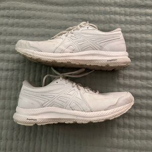 Asics white sneakers size 7.5